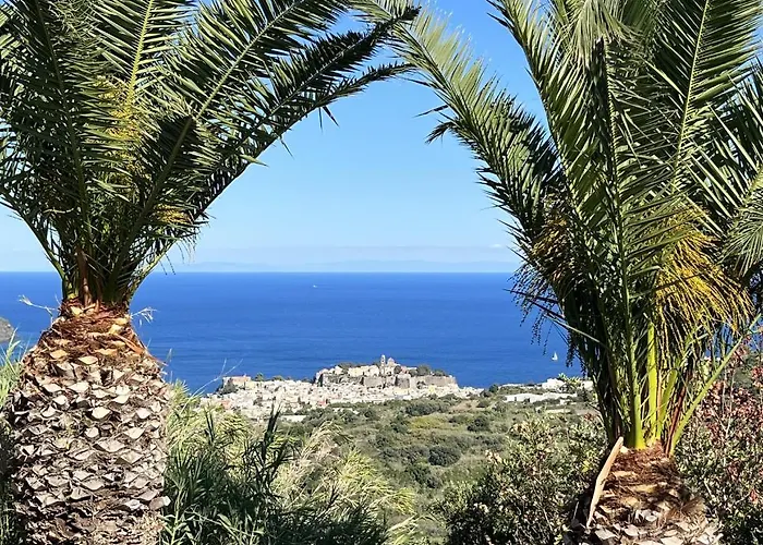 Quattrocchi - Giardino E Terrazzi Con Vista Panoramica Sul Mare, Etna E Vulcano Lipari (Isola Lipari)